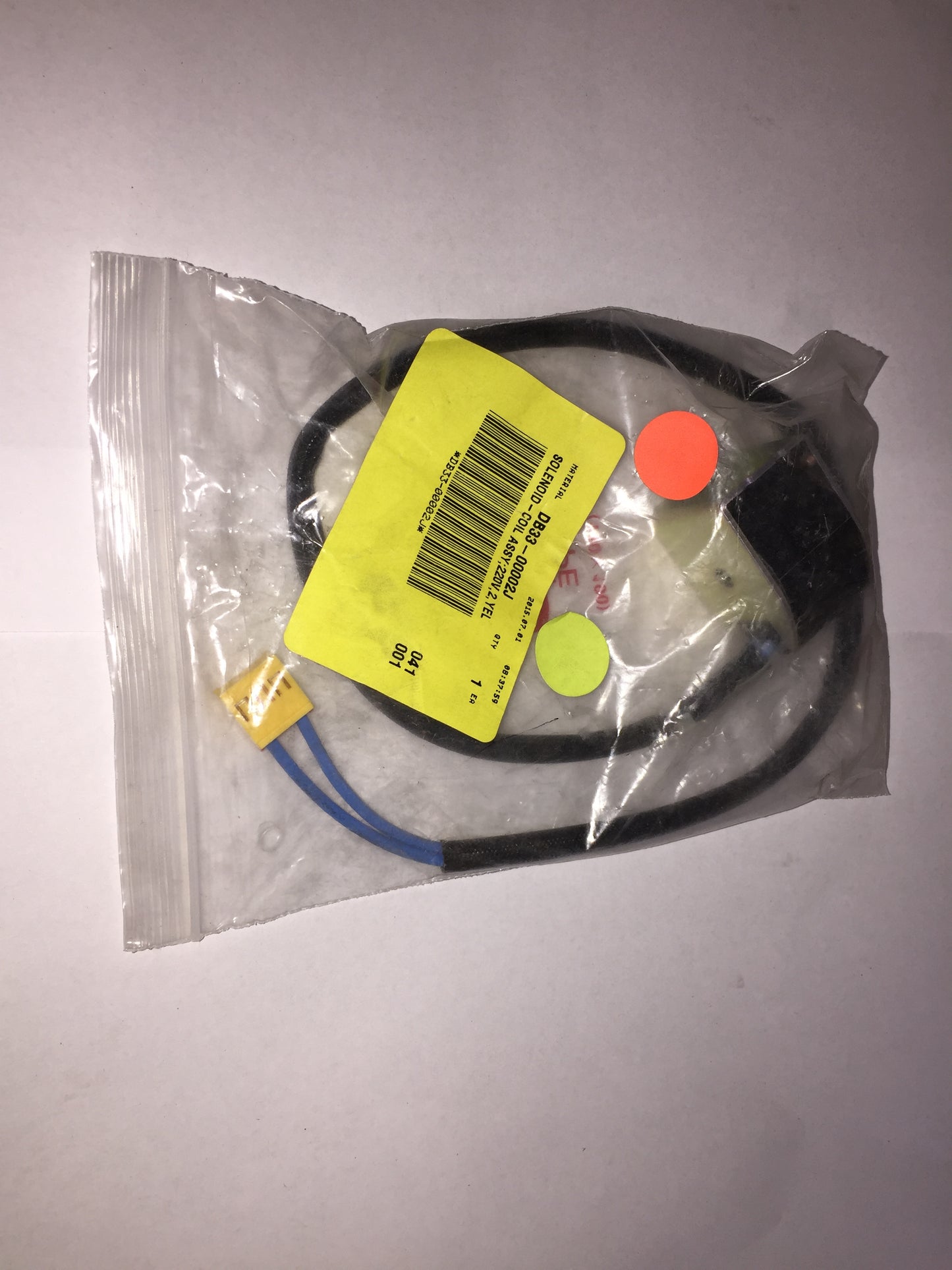 SOLENOID COIL ASSEMBLY 220-240V/50-60 6/4.5W