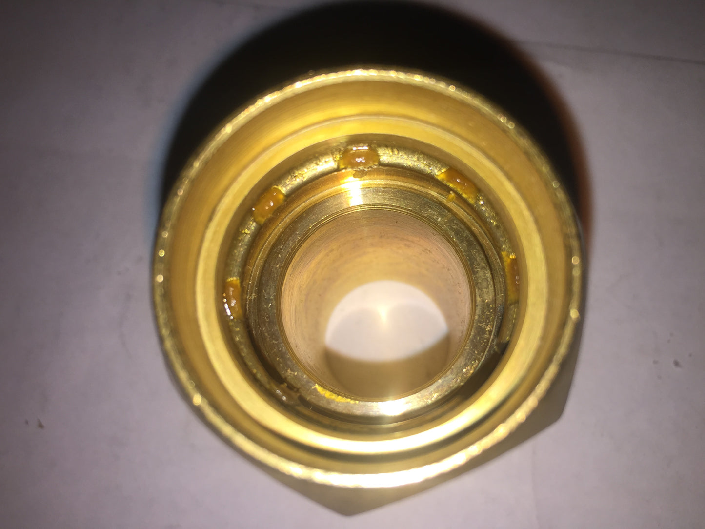 3/4" STRAIGHT MNPT SNAP IN GAS LINE CONNECTION