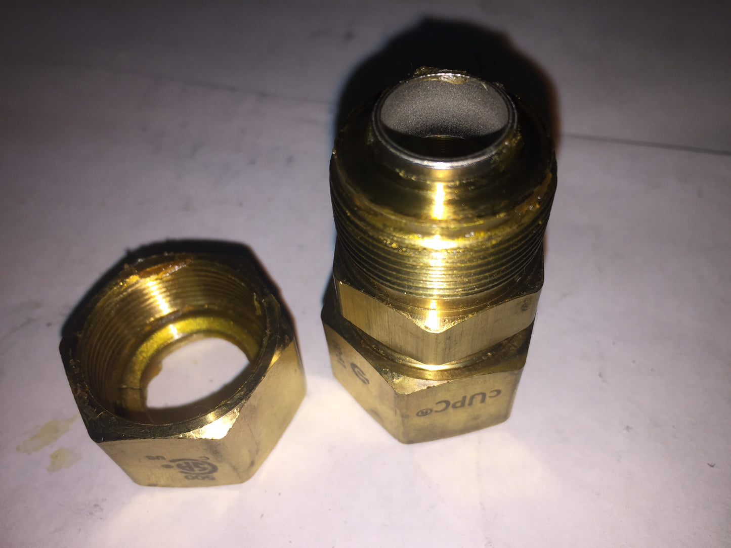 1/2" FLEXIBLE GAS COUPLING FOR OMEGAFLEX TUBING