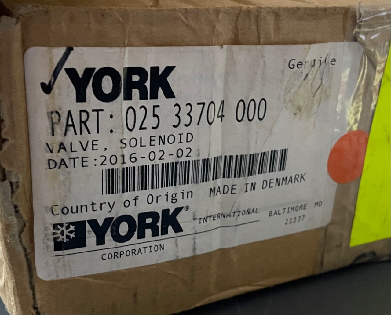 1-3/8" X 1-3/8" SWEAT SOLENOID VALVE W/COIL, 110-120/50-60 WATTS:14