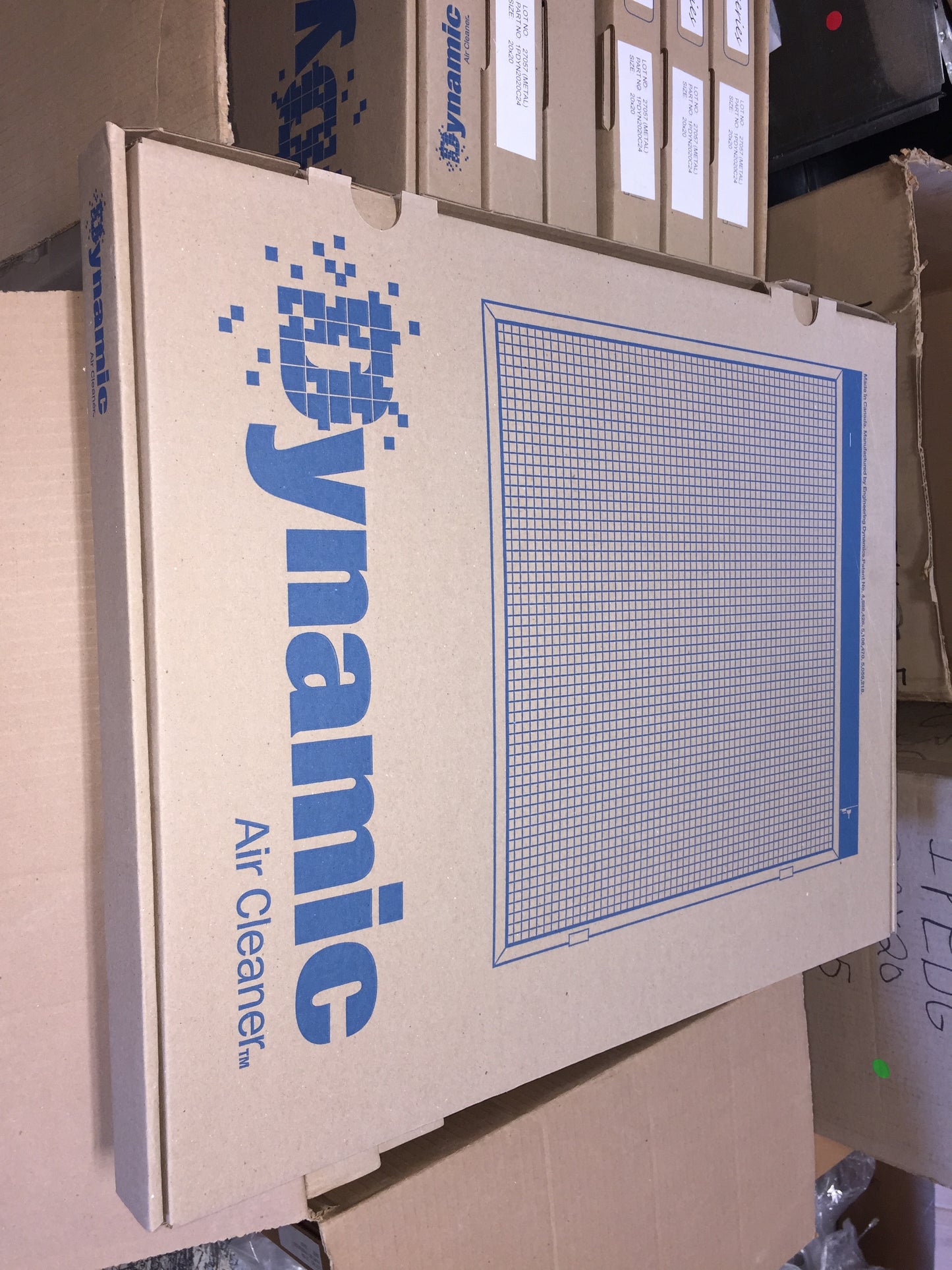 POLARIZED-MEDIA ELECTRONIC AIR CLEANER, 24VAC, 60 HERTZ, 2 WATT, 20" X 20" X 1"