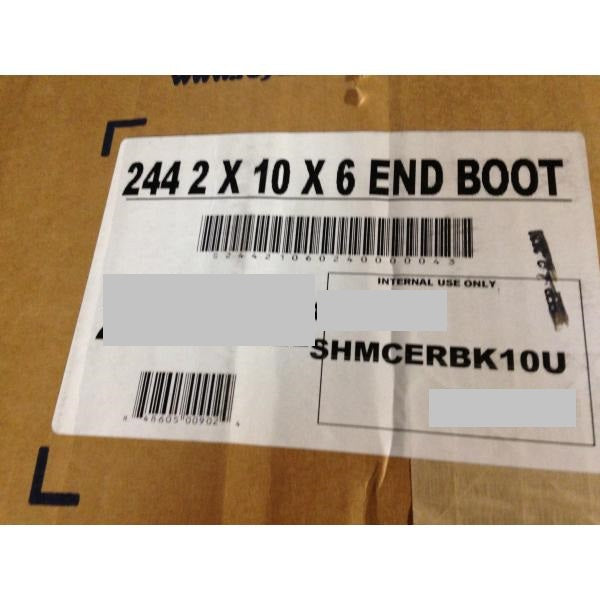 2" X 10" X 6" END BOOT