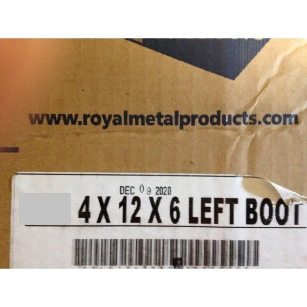 4" X 12" X 6" LEFT BOOT