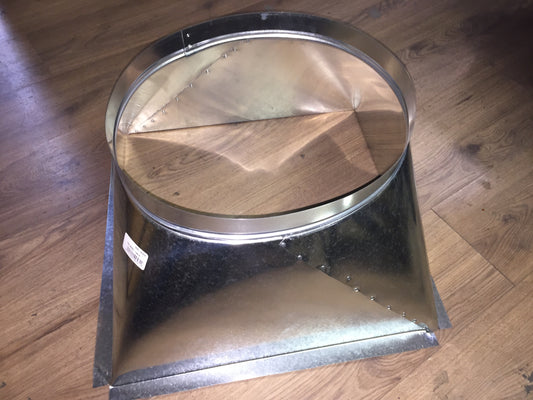 20" X 20-1/4" X 16" SQUARE TO ROUND BOOT ADAPTER