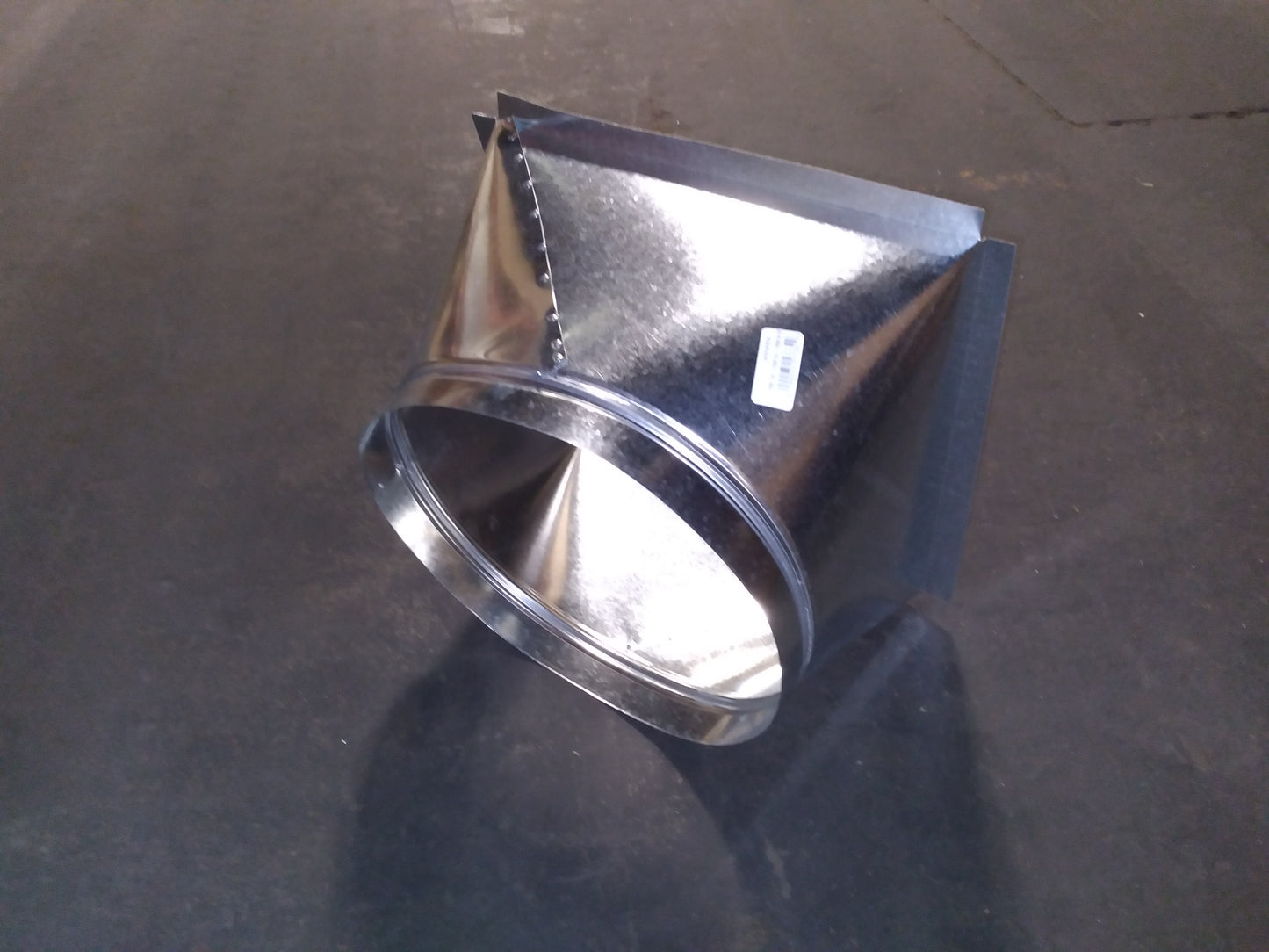 14-1/2" X 14-1/2" X 14" SQUARE TO ROUND BOOT ADAPTER