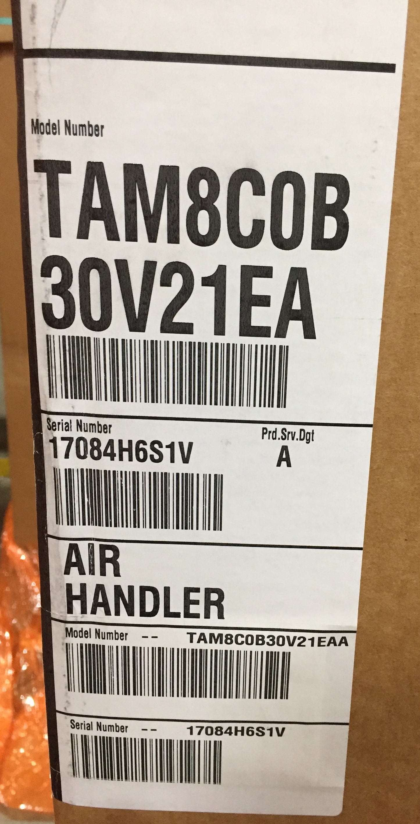 2-1/2 TON MULTI-POSITION VARIABLE SPEED ECM AC/HP FANCOIL, 208-230/60/1 R-410A