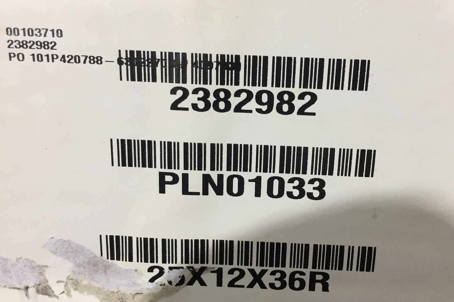 PLENUM; 25 x 12 x 36 R/A, R-6 Liner