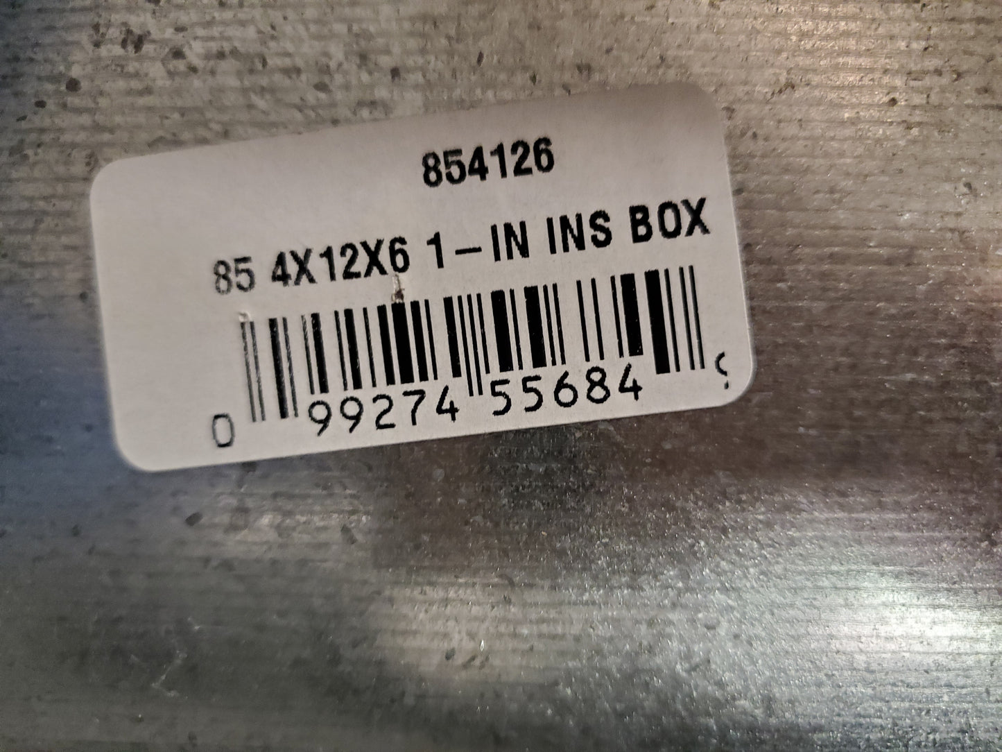 4X12X6 TOP OUTLET CEILING BOX