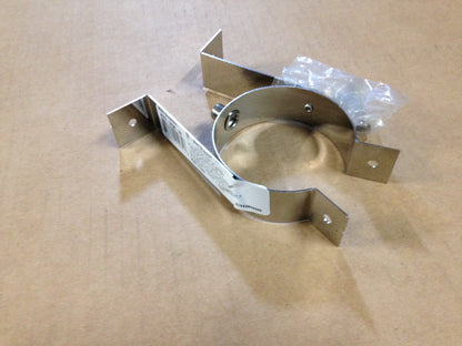 2" DIAMETER WALL SUPPORT STAINLESS,  SOLD AS 6 PER BOX