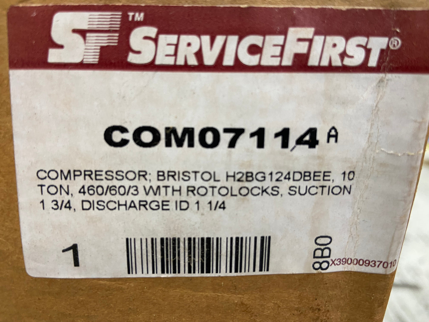 10 TON AC/HP HERMETIC COMPRESSOR 380-415/460/50-60/3 R-22