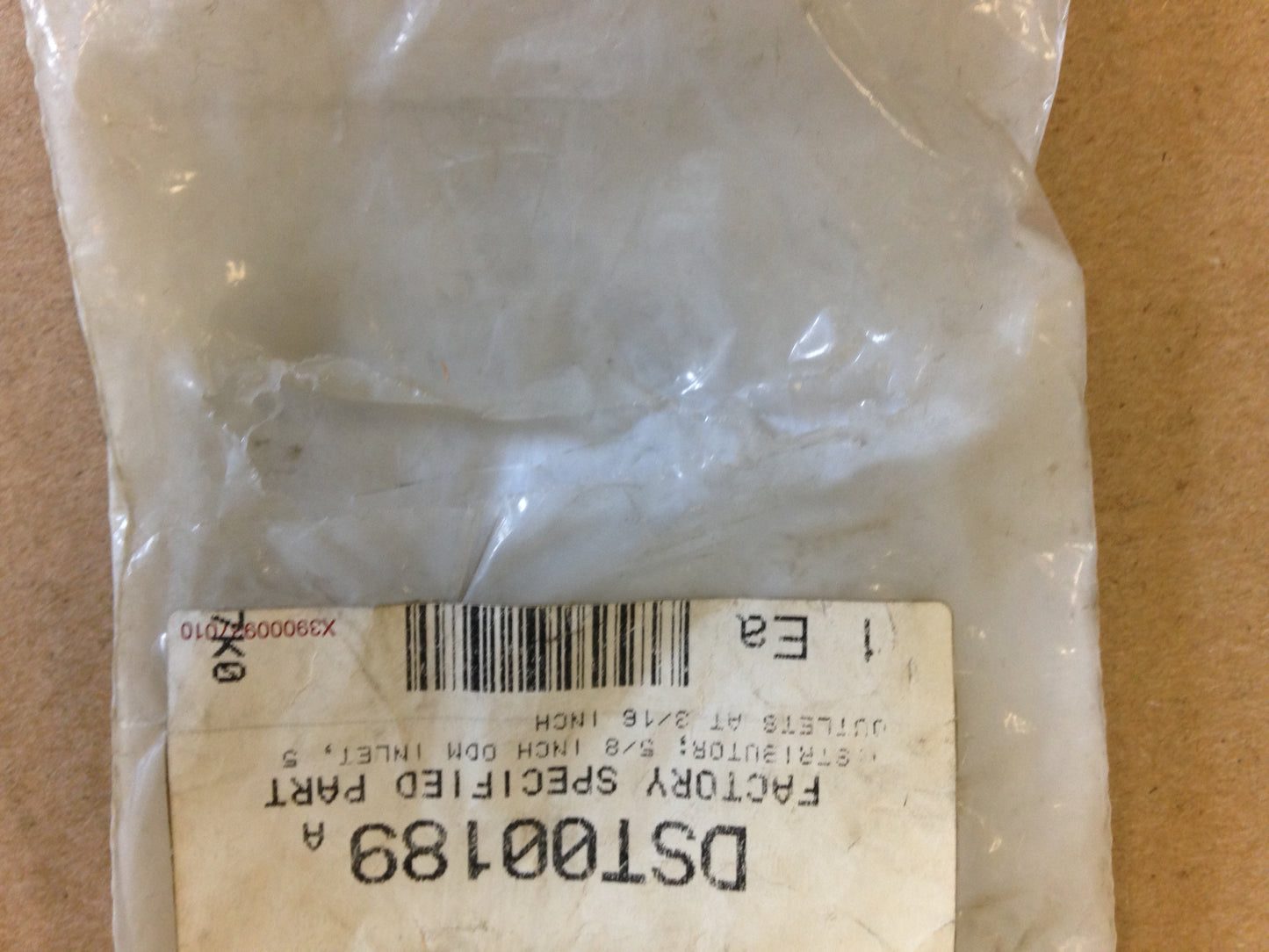 DISTRIBUTOR, 5/8" ODM INLET, 5 OUTLETS @ 3/16"