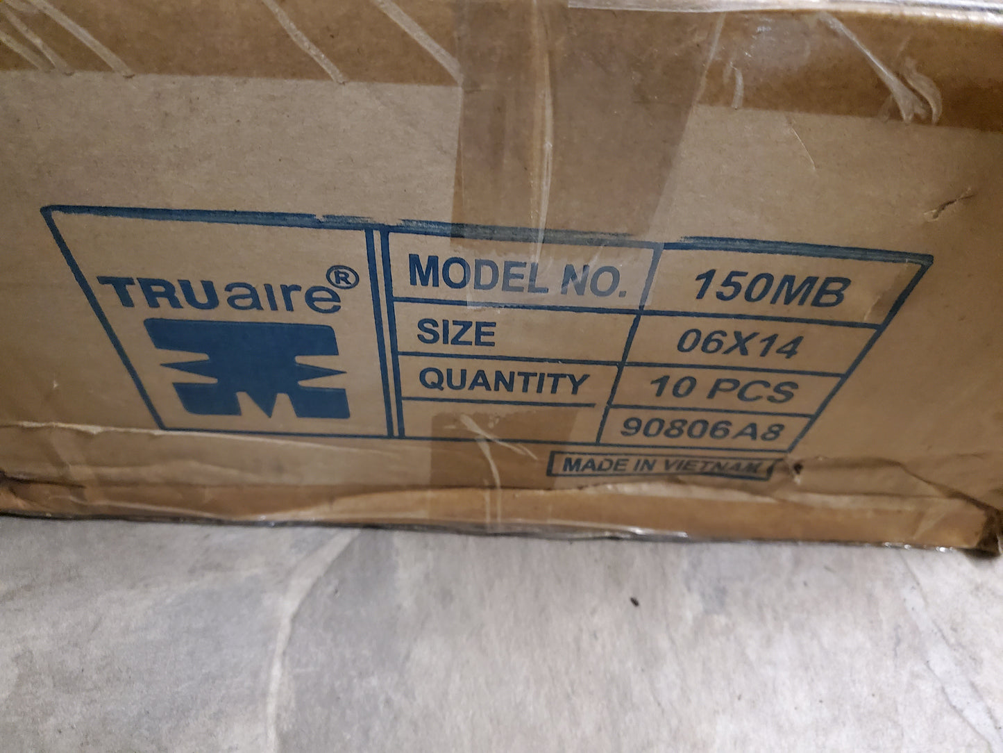 6" x 14" 2 WAY BROWN FLOOR REGISTER, 10 PER CASE