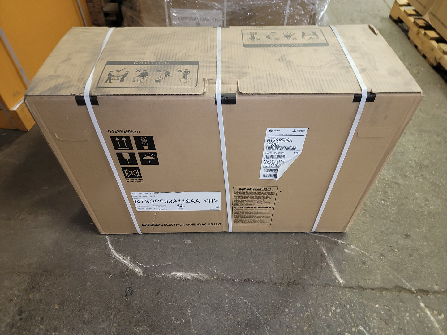 9,000 BTU SINGLE-ZONE INVERTER-DRIVEN OUTDOOR HEAT PUMP MINI SPLIT UNIT, 28.2 SEER 208-230/60/1 R-410A