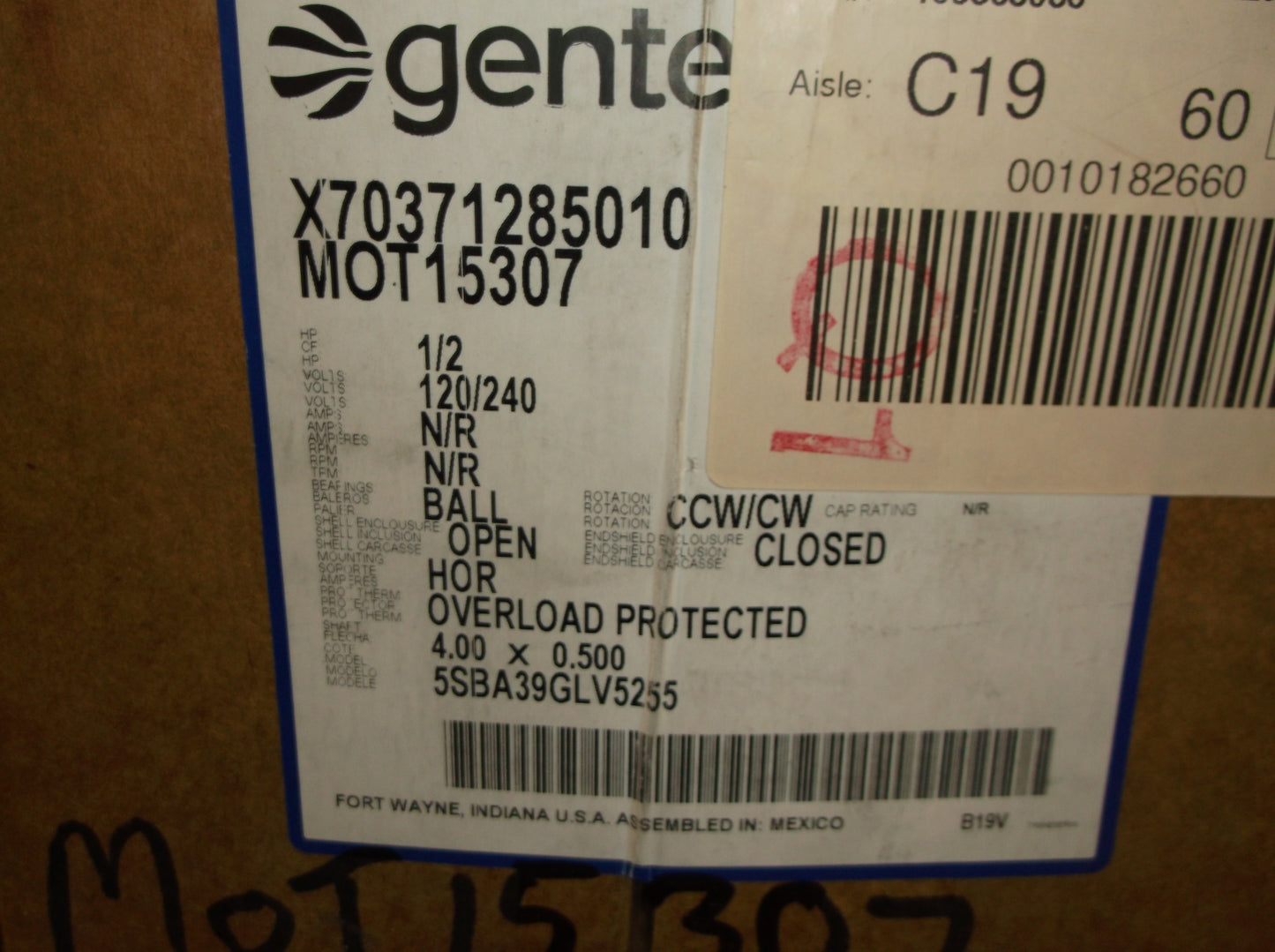 1/2HP ECM MOTOR LESS MODULE 120-240/60-50/1 RPM:NONE