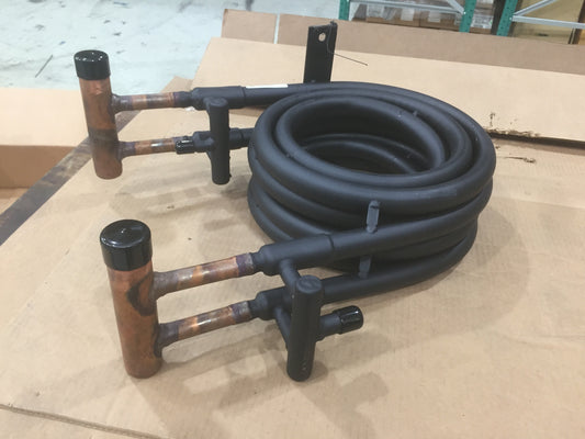 6 TON WATER COOLED REFRIGERANT CONDENSER, COAXIAL COIL
