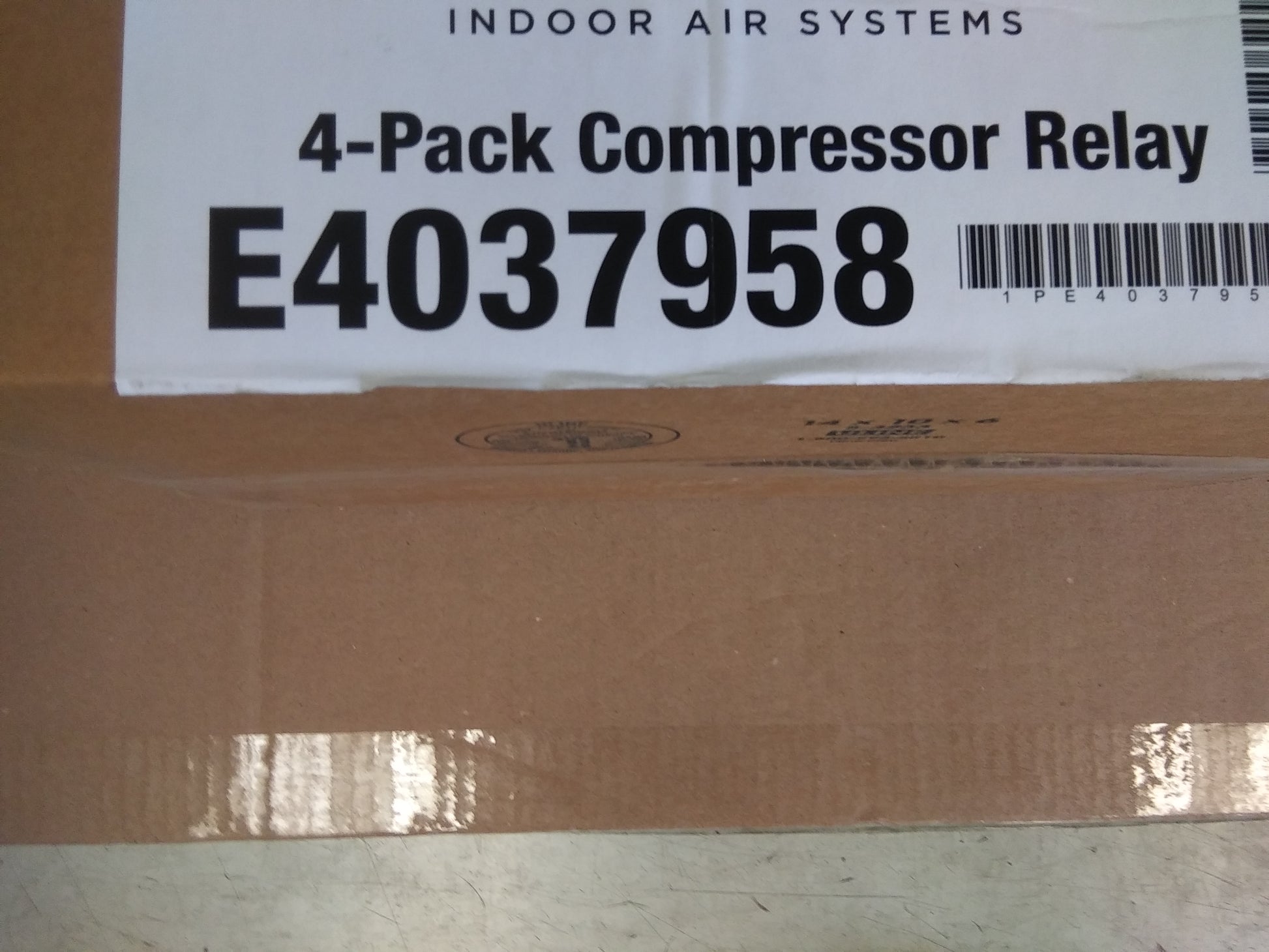 COMPRESSOR RELAY,  SPST, 200-240VAC, 30A   SOLD AS 4 PER BOX