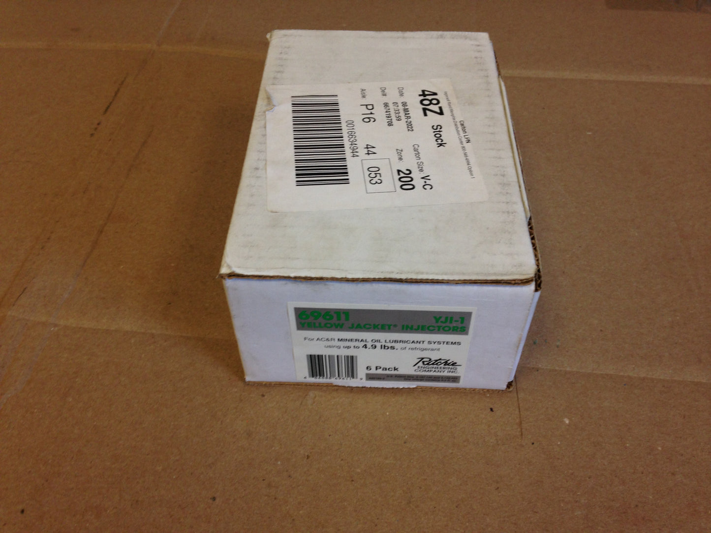 YELLOW JACKET FLUORESCENT LEAK SCANNER SOLUTION SOLD AS 6 PER BOX