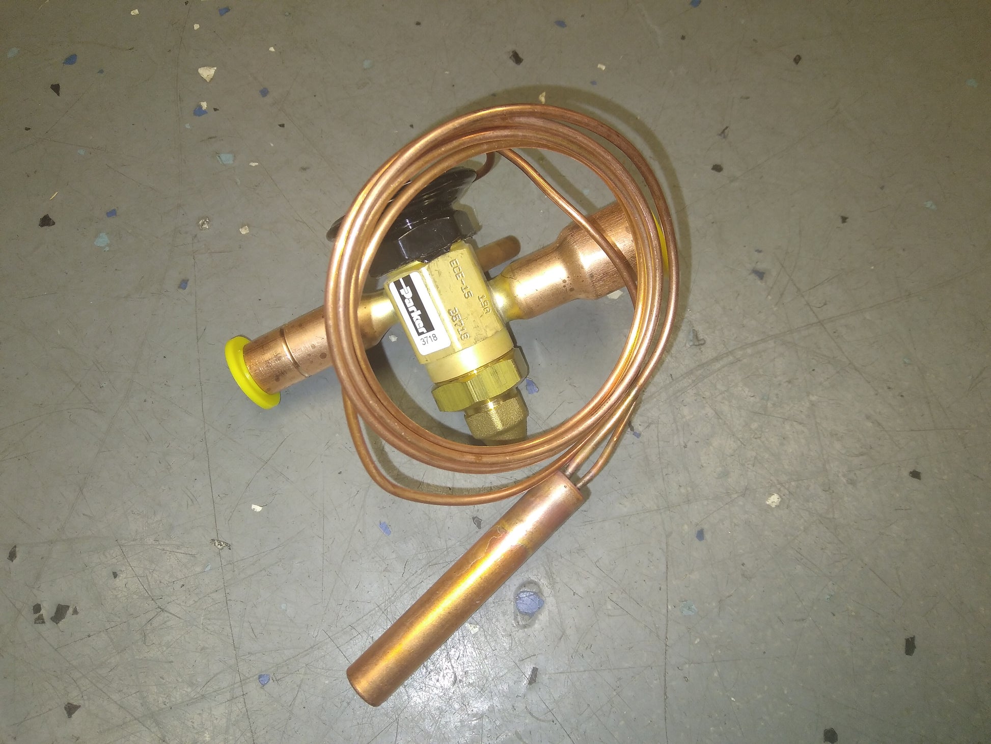 15 TON THERMAL EXPANSION VALVE WITH 1/4" ODF BLEED PORT  R410A