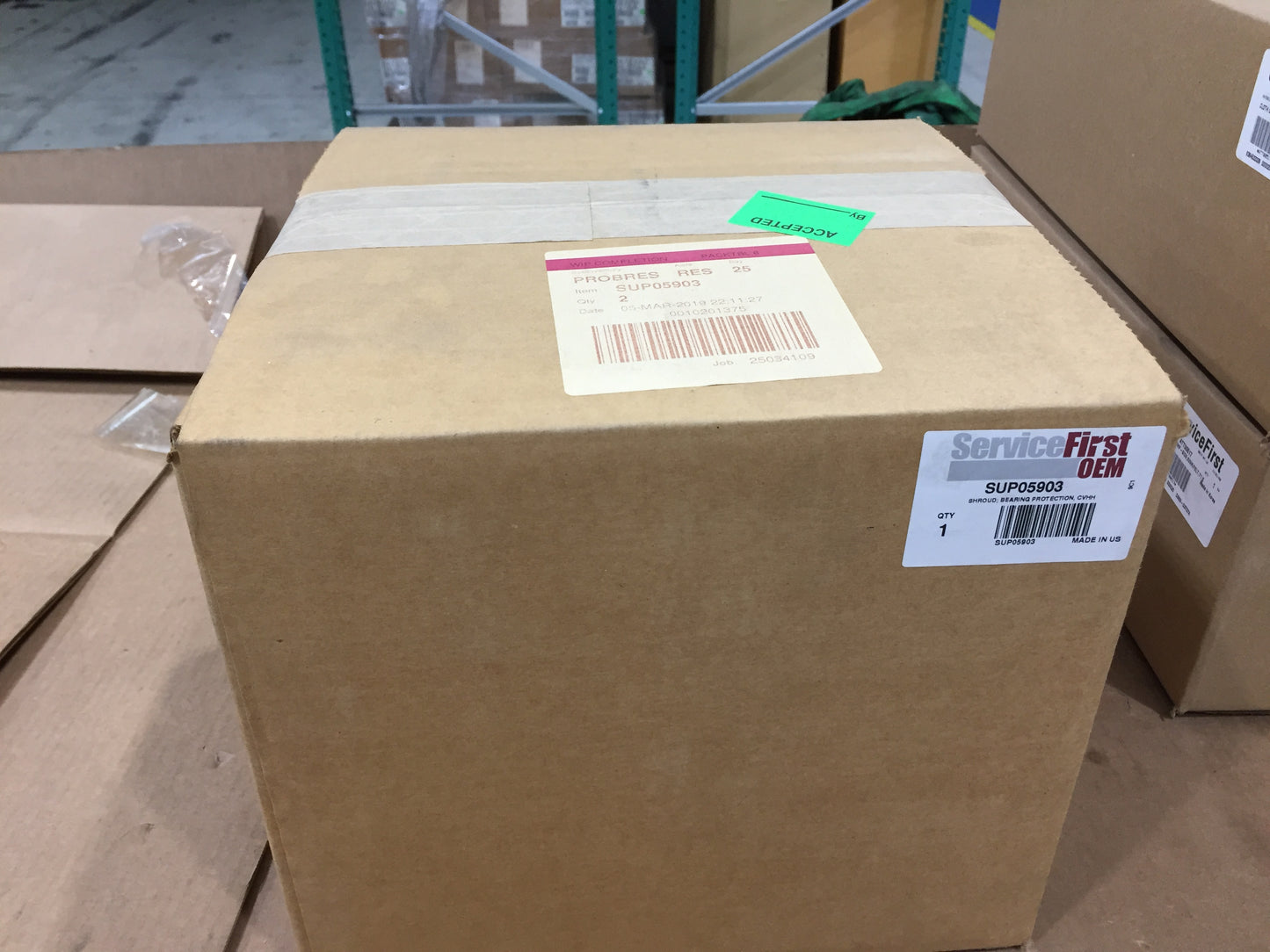 SHROUD, BEARING PROTECTION