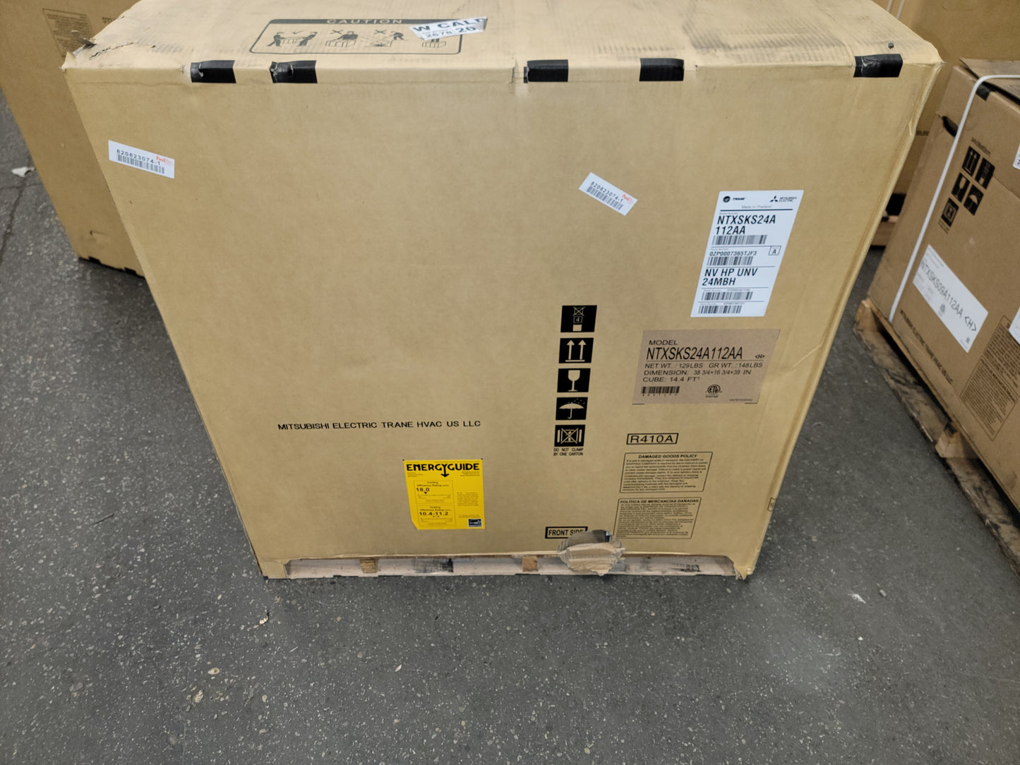 24,000 BTU SINGLE-ZONE INVERTER-DRIVEN OUTDOOR HEAT PUMP MINI SPLIT UNIT, 18 SEER 208-230/60/1 R-410A