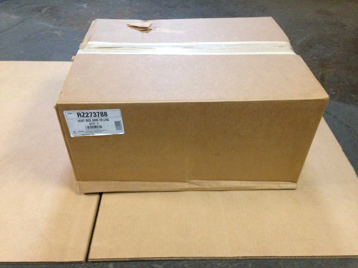 VENT BOX ASSEMBLY, YD, LRG