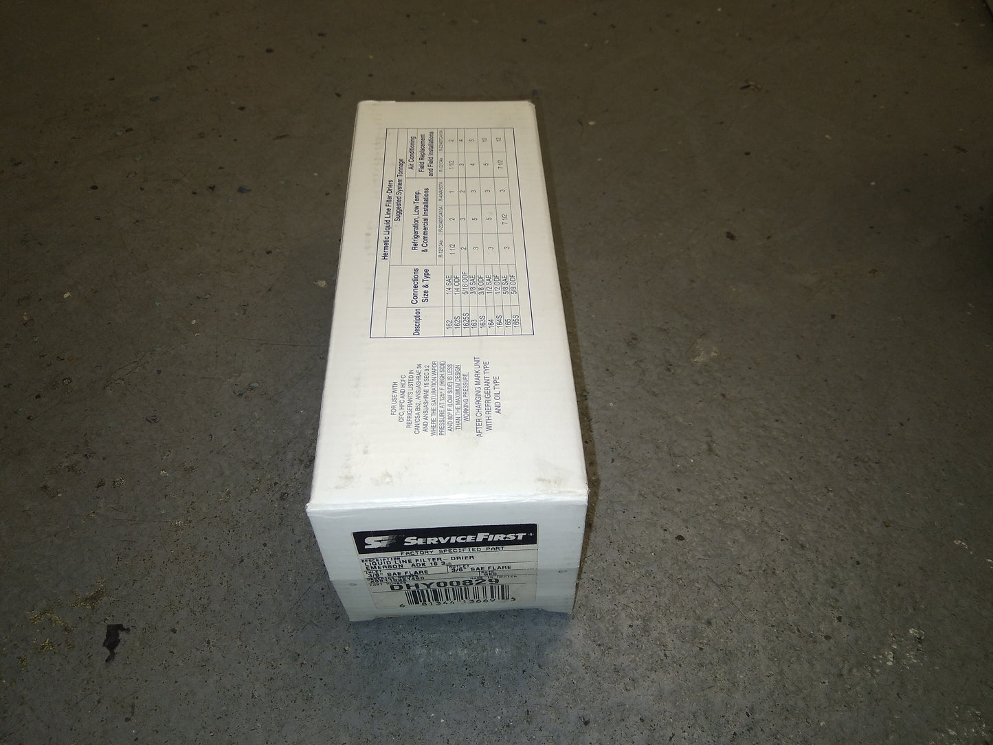 16 CUBIC INCH 3/8" FLARE "DRI-KLEANER" LIQUID LINE FILTER FILTER