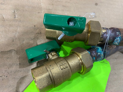 1/2" UNION VALVE, SOLD AS 2 PACK