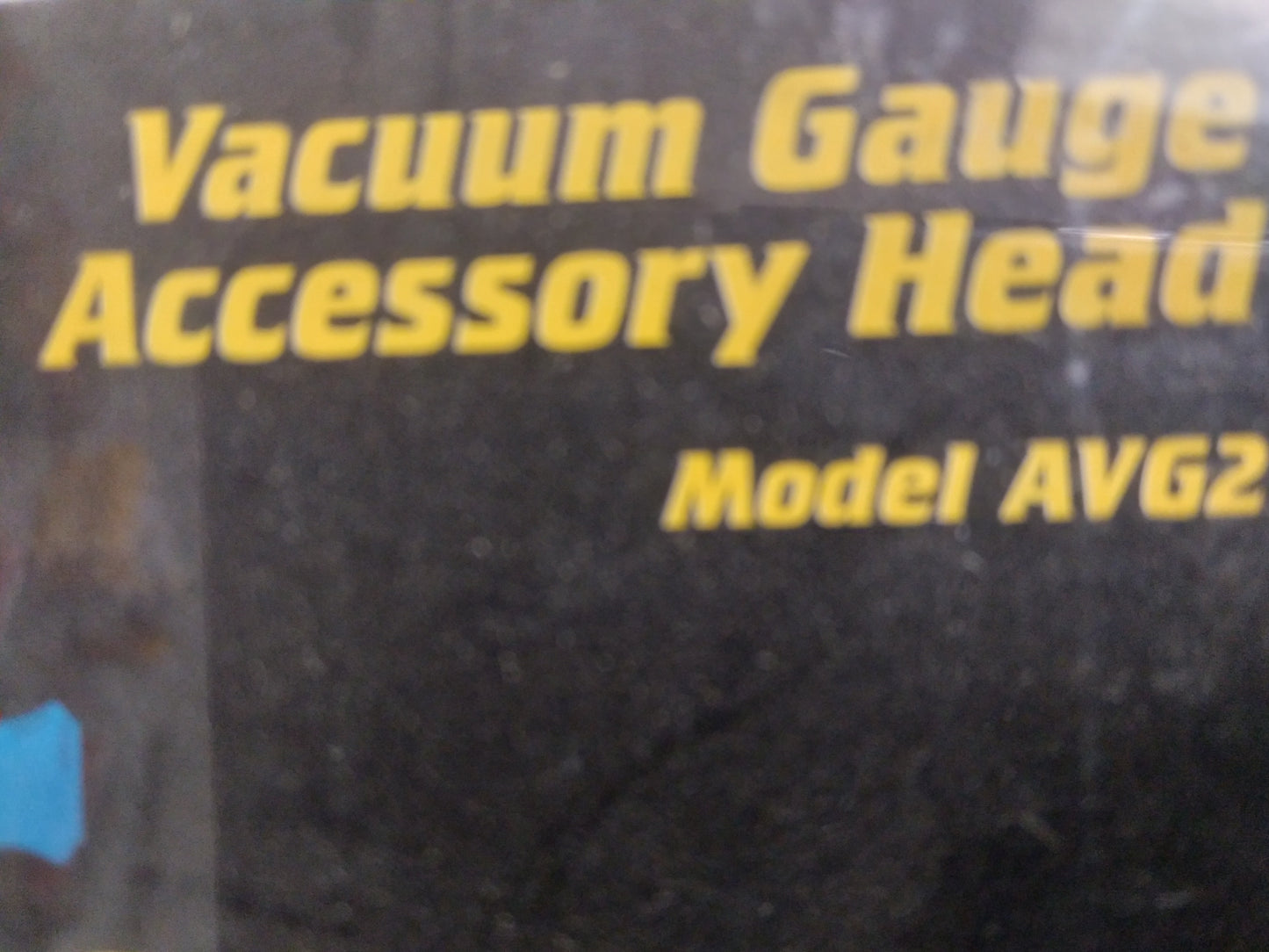 VACUUM GAUGE ACCESSORY HEAD