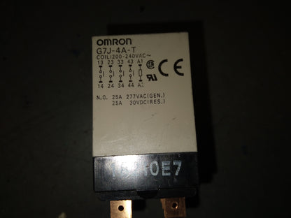 RELAY 4PST NO QUICK CONNECT 25A 277VAC 