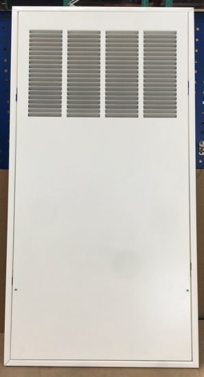 49"H X 24"W X 1/2"D LOUVERED WALL PANEL
