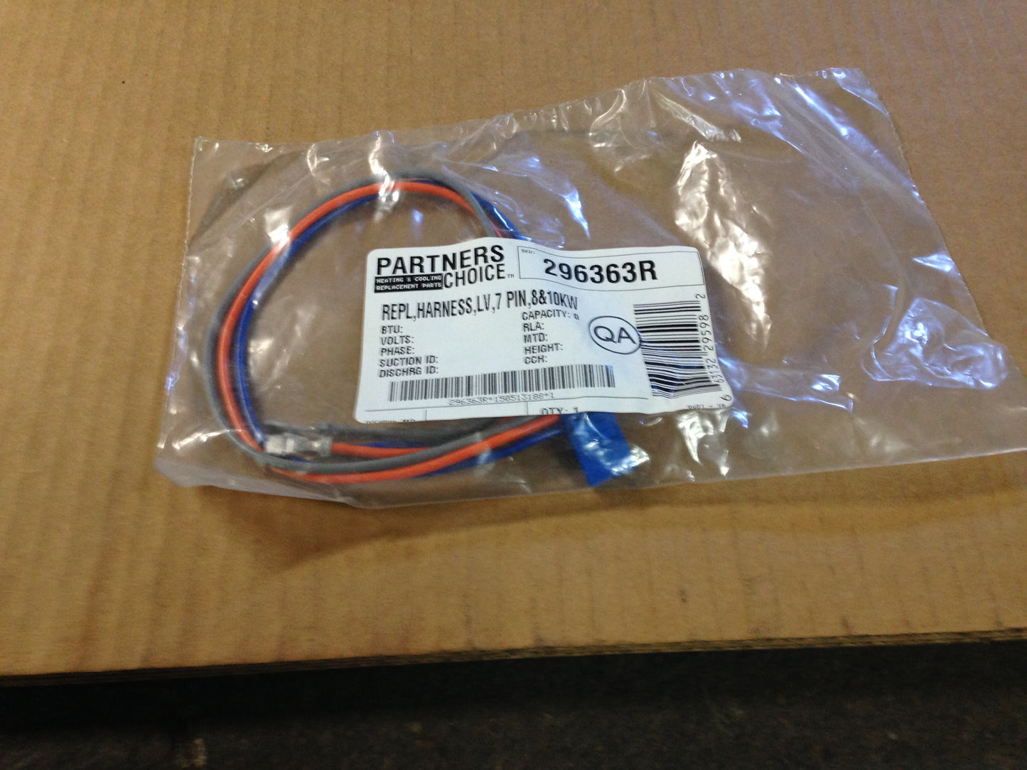 REPLACEMENT, HARNESS, LV, 7 PIN, 8 & 10 KW