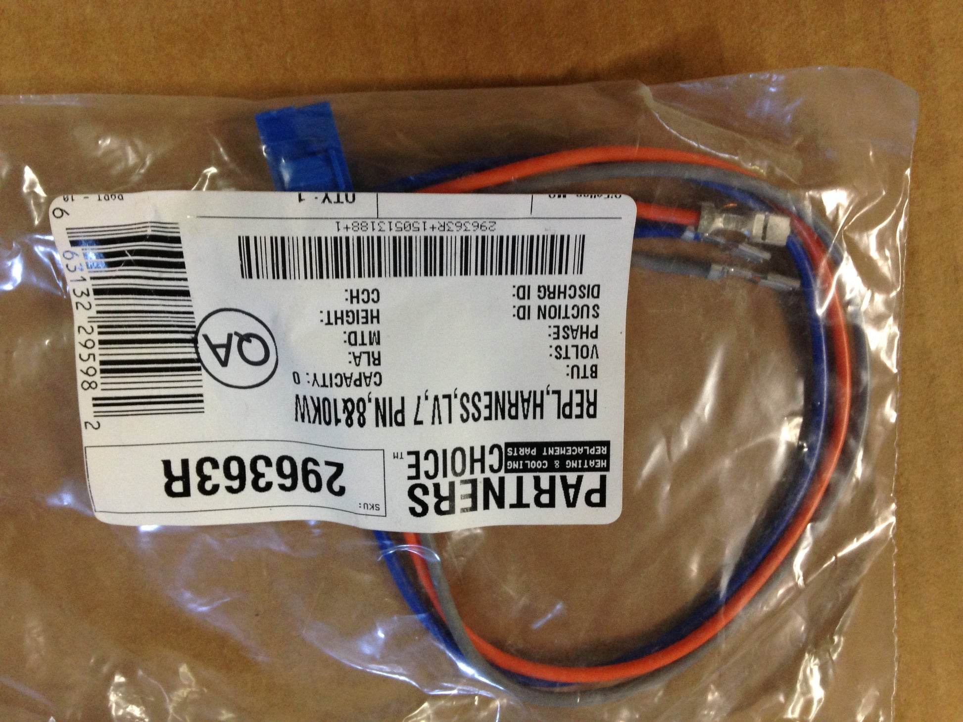 REPLACEMENT, HARNESS, LV, 7 PIN, 8 & 10 KW