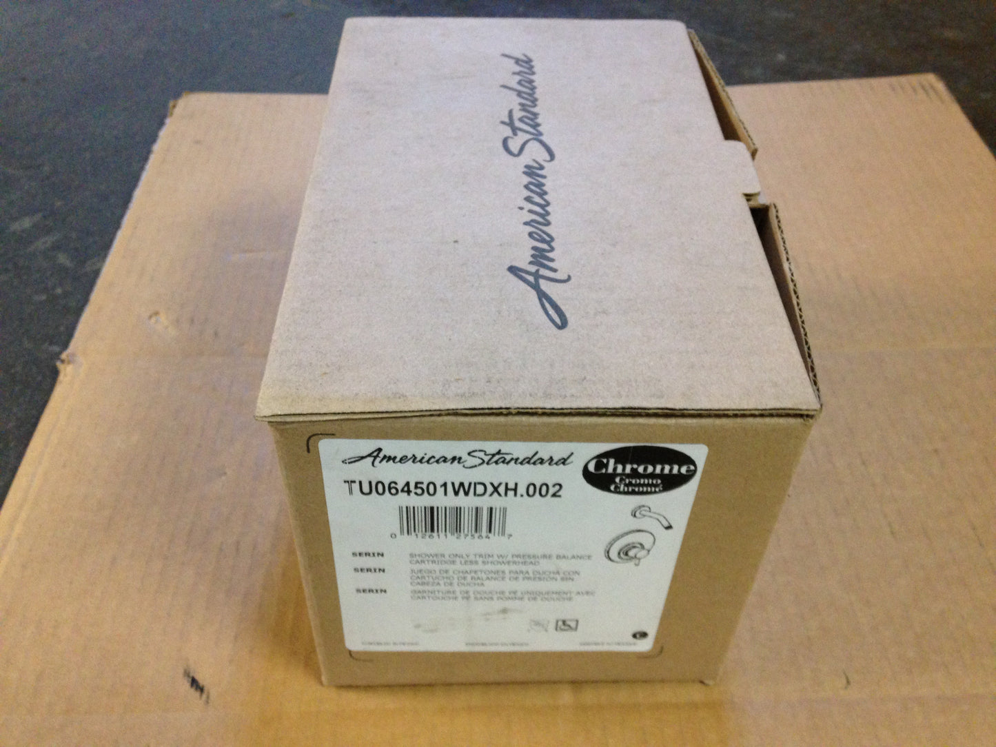 SHOWER ONLY TRIM W/PRESSURE BALANCE CARTRIDGE LESS VALVE BODY & SHOWER HEAD