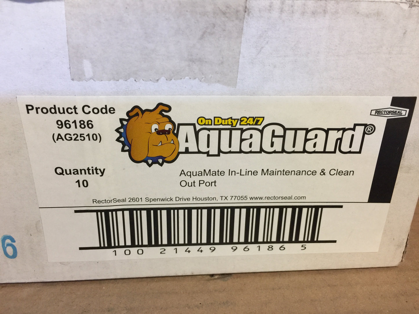 FITTING; IN-LINE MAINTENANCE/ CLEAN OUT PORT, SOLD AS 10PK