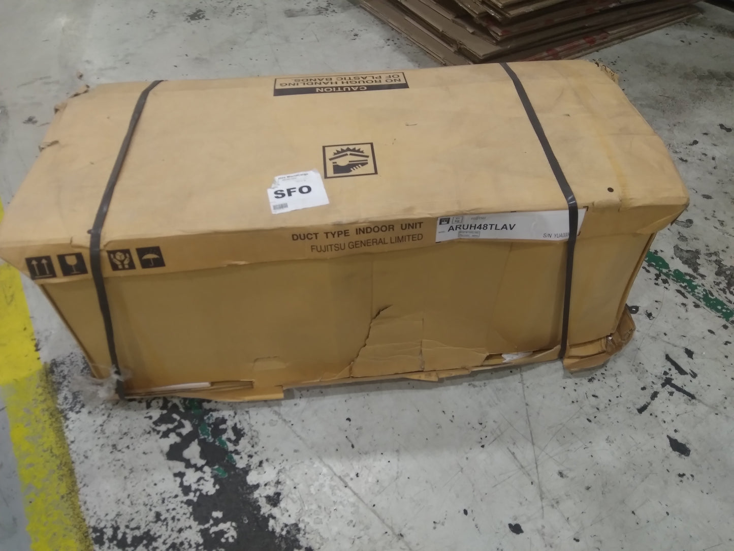 48,000 BTU HIGH STATIC PRESSURE DUCT INDOOR UNIT FOR HEAT-RECOVERY AIRSTAGE VRF SYSTEM 208-230/60/1 R-410A 1,354-1,766 CFM