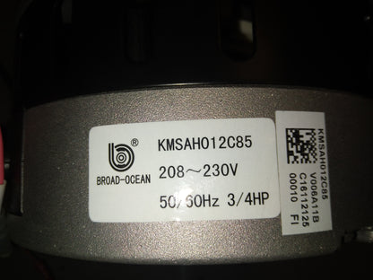 3/4HP ECM BLOWER MOTOR 208-230/50-60/1 RPM:1050 4-SPEED