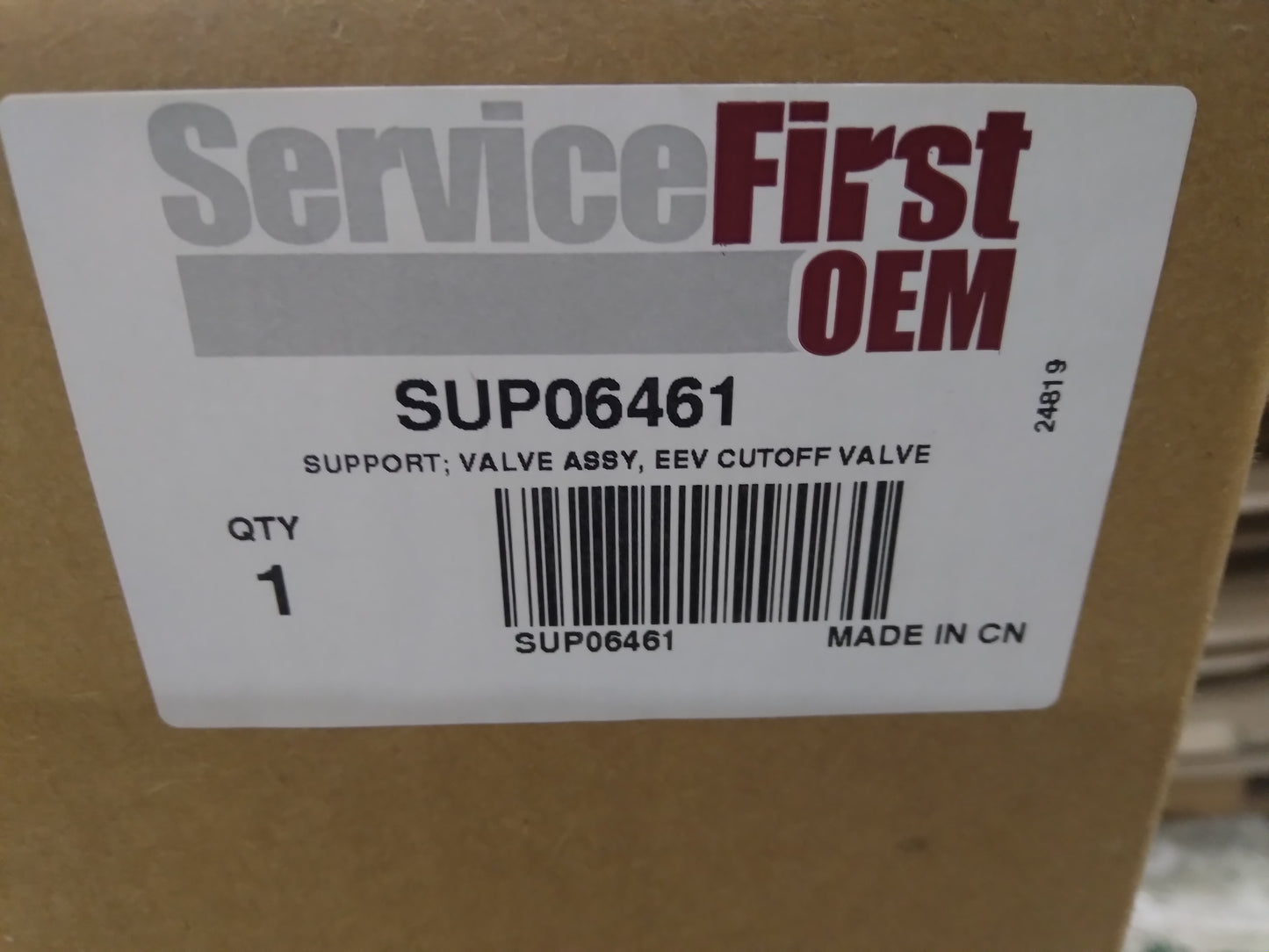 SUPPORT;VALVE ASSEMBLY, EEV CUTOFF VALVE