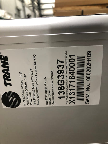 "TR200 SERIES" VARIABLE FREQUENCY DRIVE 200-240/50-60/3