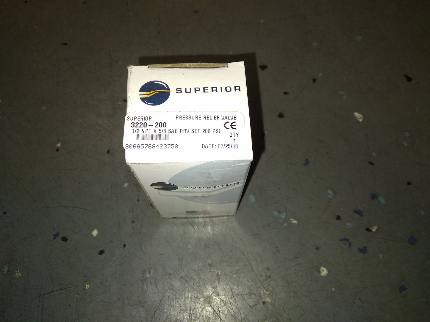 PRESSURE-RELIEF VALVE PRESSURE SETTING:200 PSIG