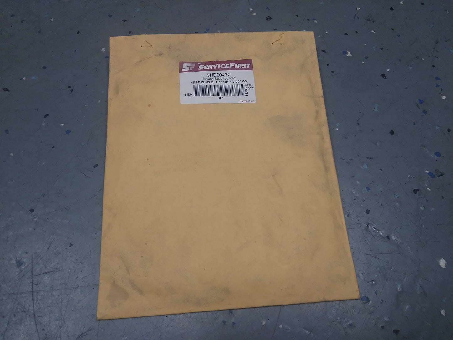 HEAT SHIELD 2.38"ID X 6.00"OD