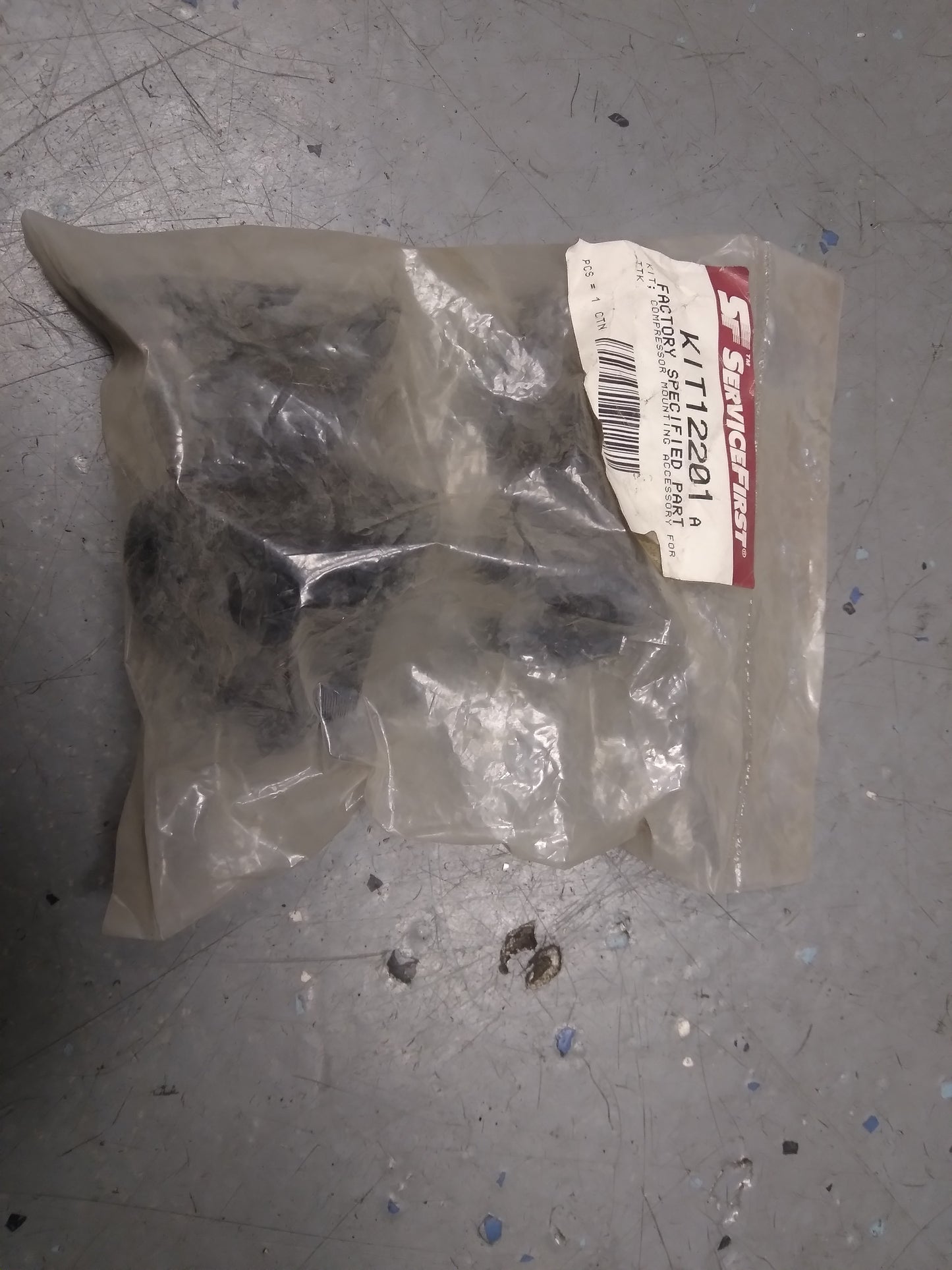 COMPRESSOR MOUNTING ACCESSORY FOR "TTK" SERIES COMPRESSORS