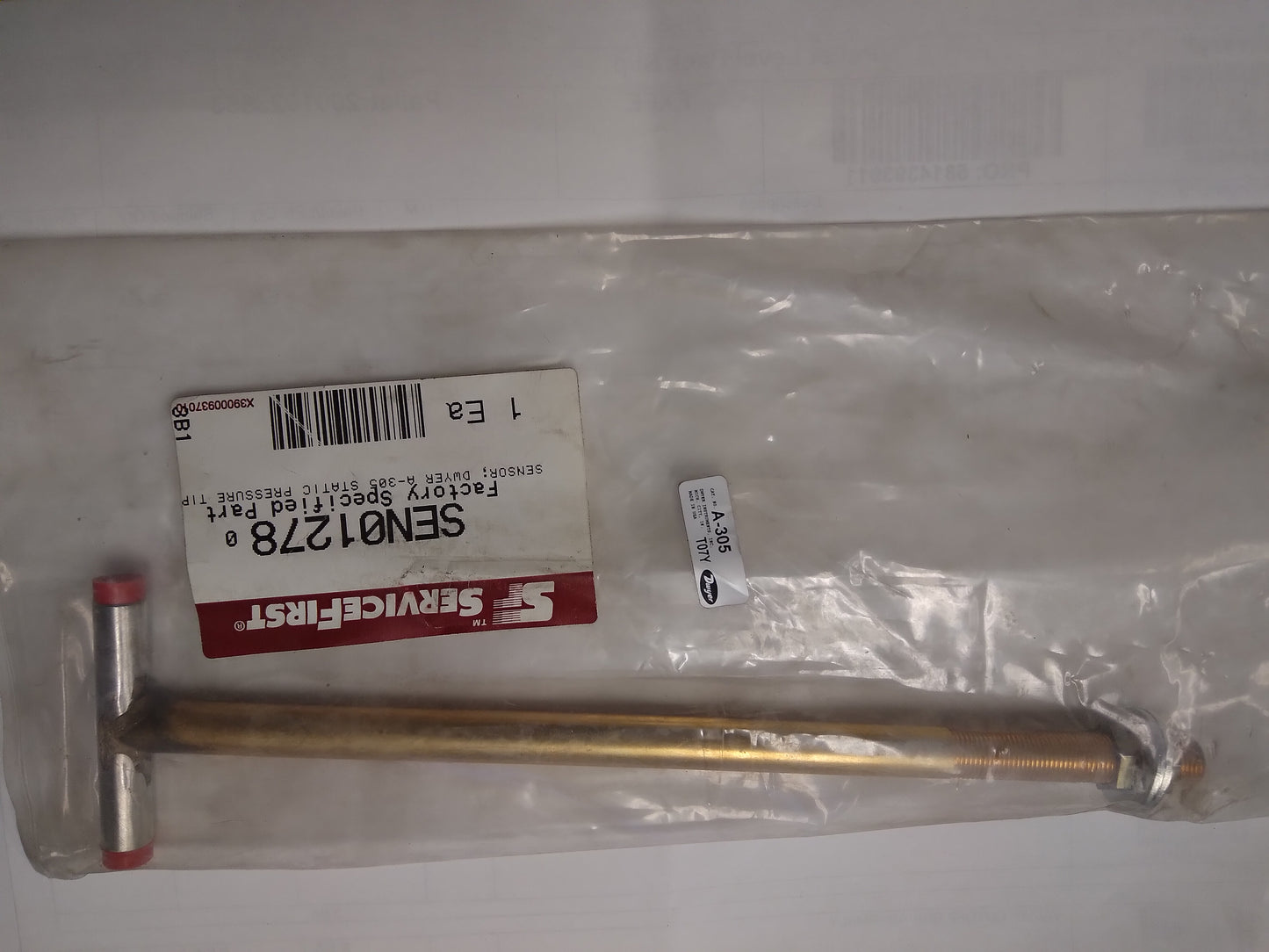 STATIC PRESSURE TIP SENSOR FOR DWYER A-305