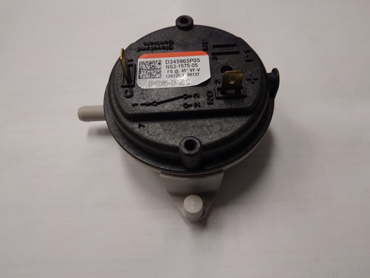 PRESSURE SWITCH .45"WC, 1-PORT, SPST, 28VA AT 24VAC, NORMALLY OPEN