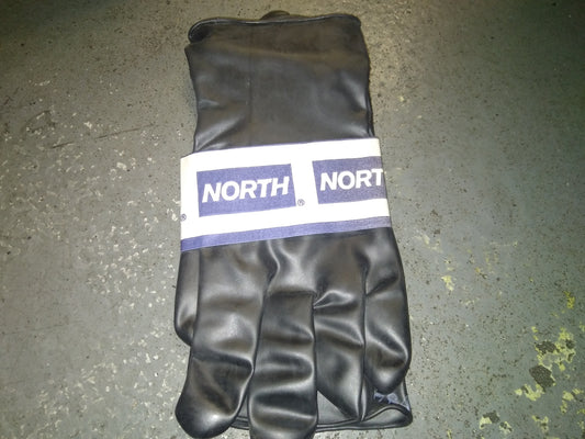 PAIR BUTYL RUBBER CHEMICAL RESISTANT GLOVES 