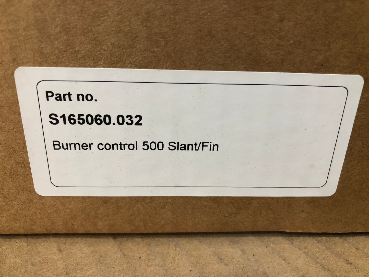 BURNER CONTROL ASSEMBLY FOR SLANT/FIN 500 BOILERS