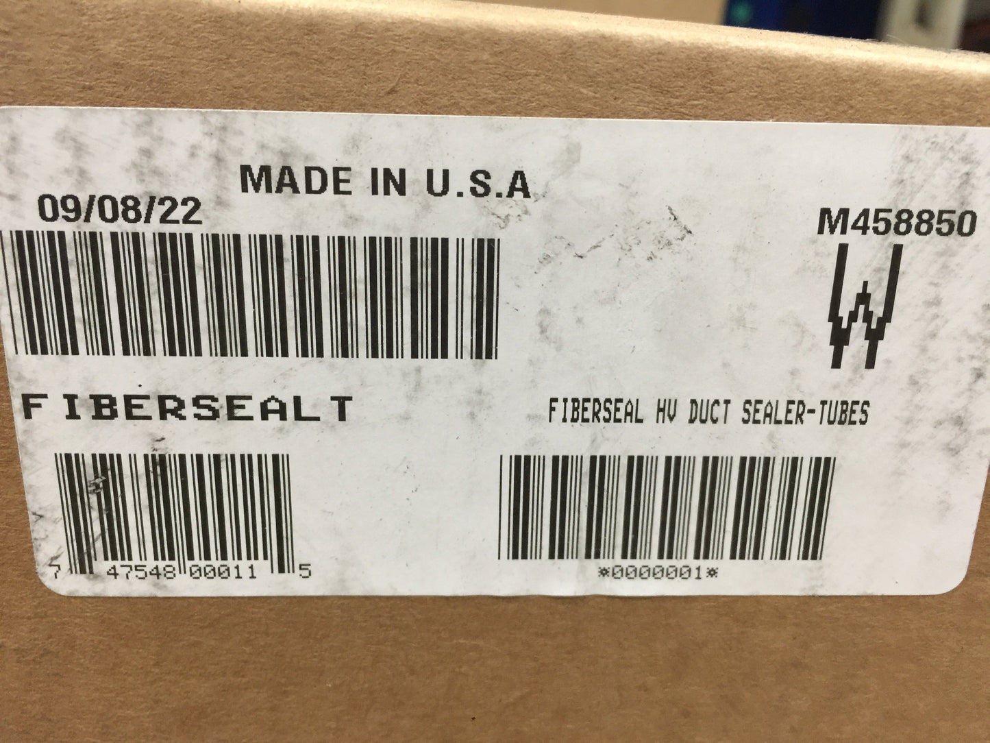 FIBER SEAL DUCT SEALANT; SOLD AS 25PK