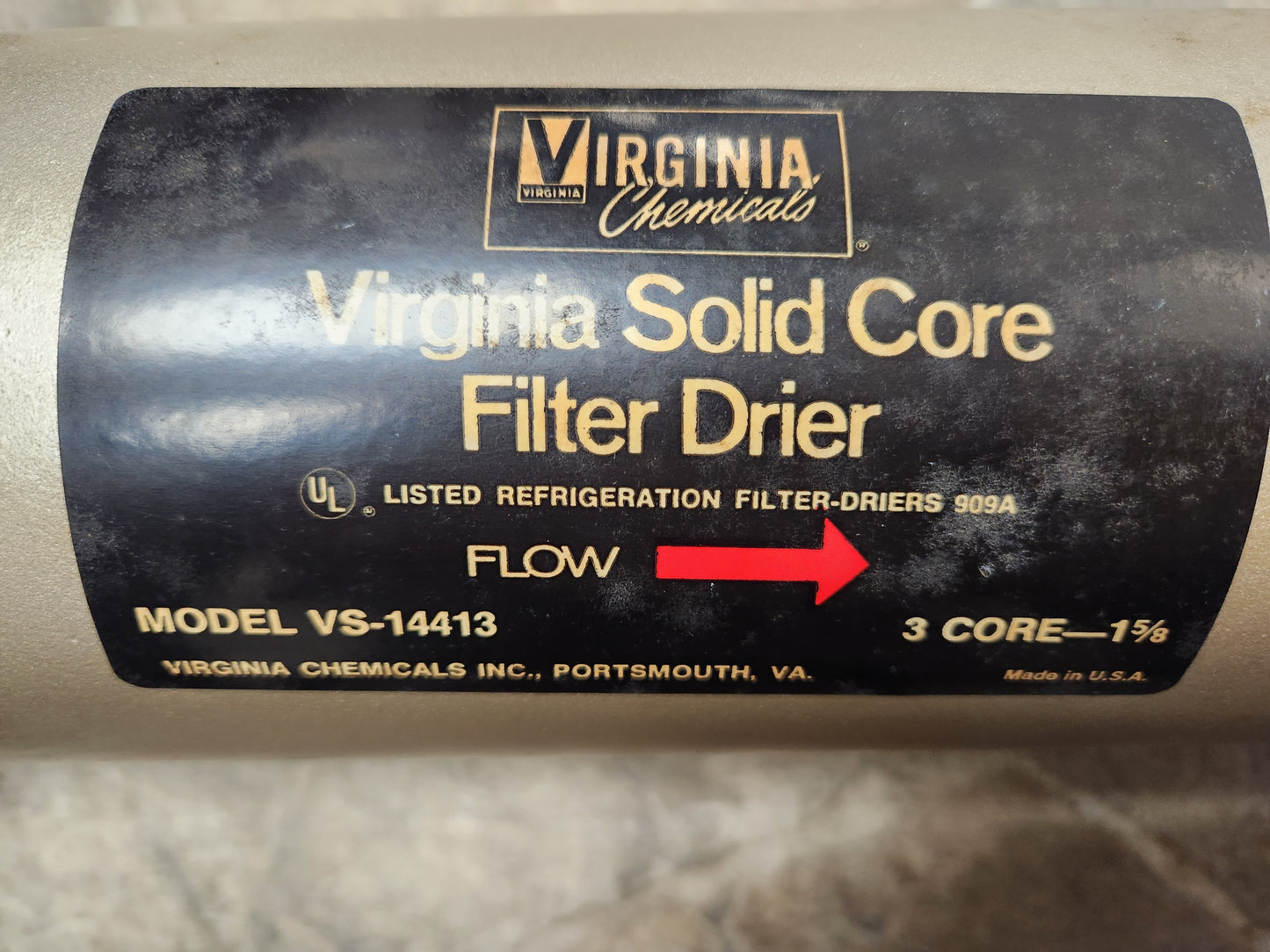 1-5/8" SOLID CORE FILTER DRIER