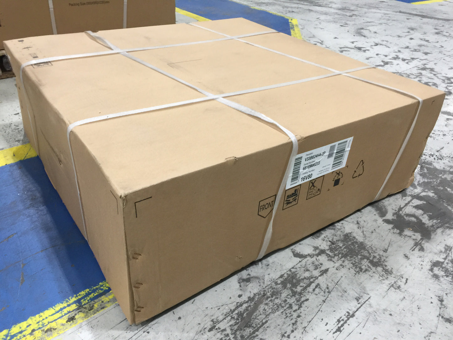 24,000 BTU "VRF" HEAT PUMP DUCTED CONCEALED 4 WAY CASSETTE MINI-SPLIT INDOOR UNIT, 208-230/60/1, R410A