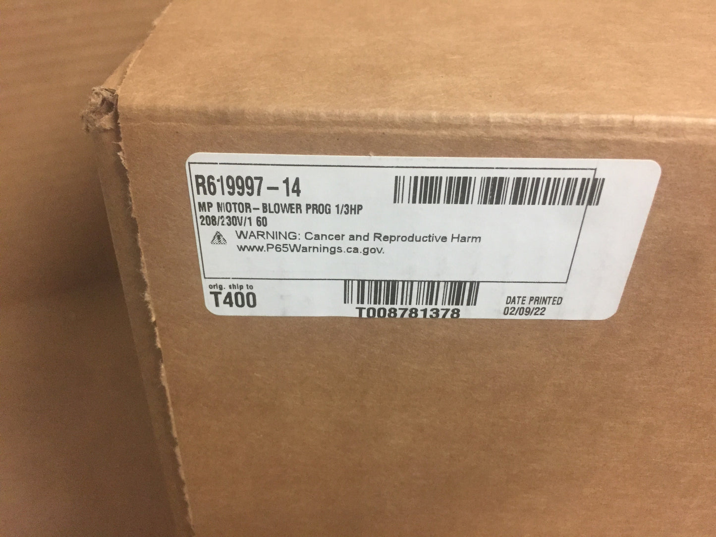 PROGRAMABLE PSC BLOWER MOTOR