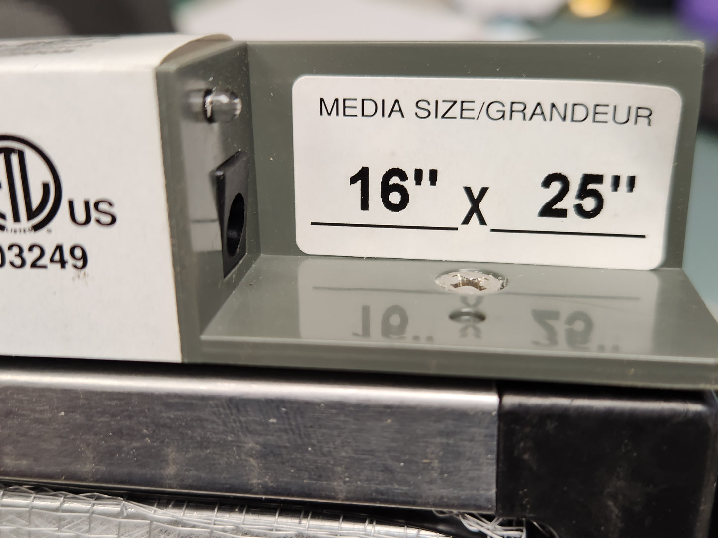 16" X 25" AIR CLEANER, 24 VAC, MERV 10